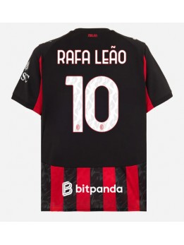 AC Milan Rafael Leao #10 Replika Hemmakläder 2025-26 Kortärmad